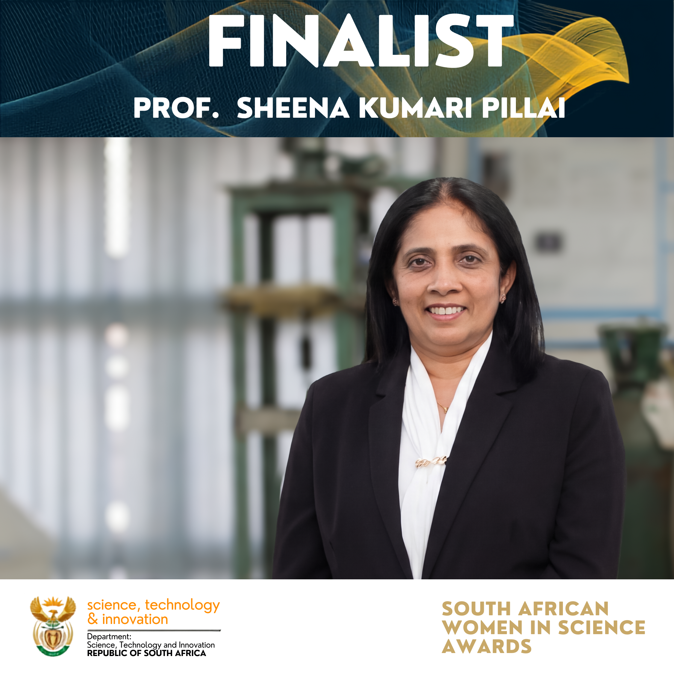 SAWISA 2026 Finalist: Prof. Sheena Kumari Pillai
