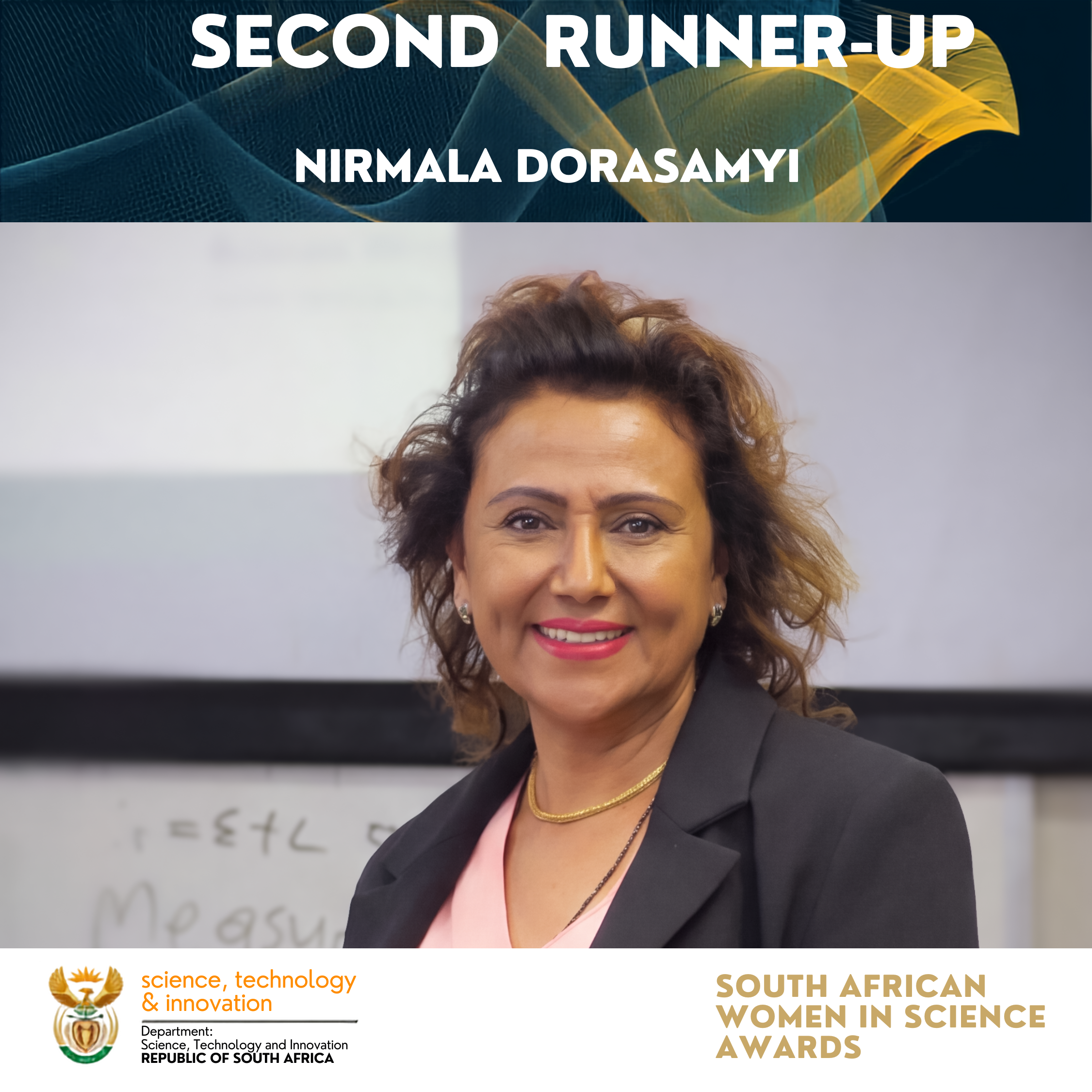 SAWiSA 2026: Prof. Nirmala Dorasamy Named Second Runner-Up in Distinguished Woman Researchers Category
